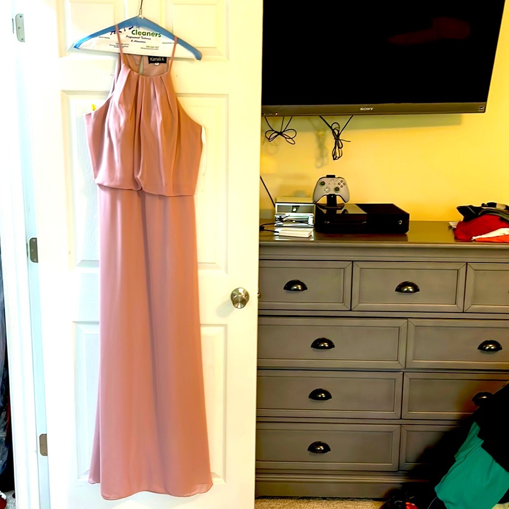 Kanali K Bridesmaid dress worn once! Pretty Mauve color. size 14.